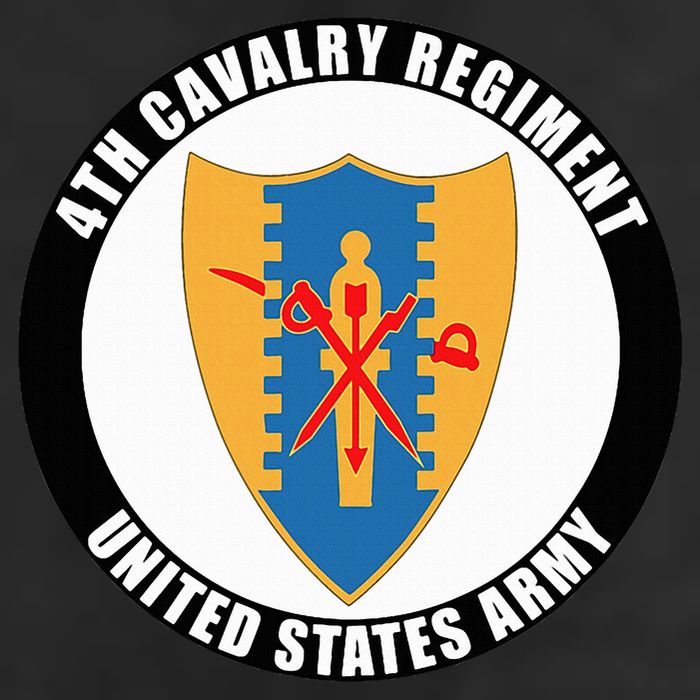 4th Cavalry Regiment United States Army Veteran Military Adult Drive Performance Visor