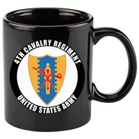 4th Cavalry Regiment United States Army Veteran Military 11oz C Handle Ceramic Mug