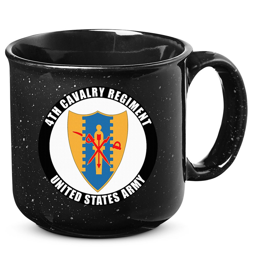 4th Cavalry Regiment United States Army Veteran Military 15oz Campfire Ceramic Mug