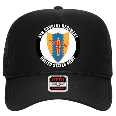 4th Cavalry Regiment United States Army Veteran Military Trucker Hat