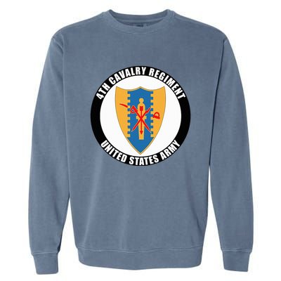 4th Cavalry Regiment United States Army Veteran Military Garment-Dyed Sweatshirt