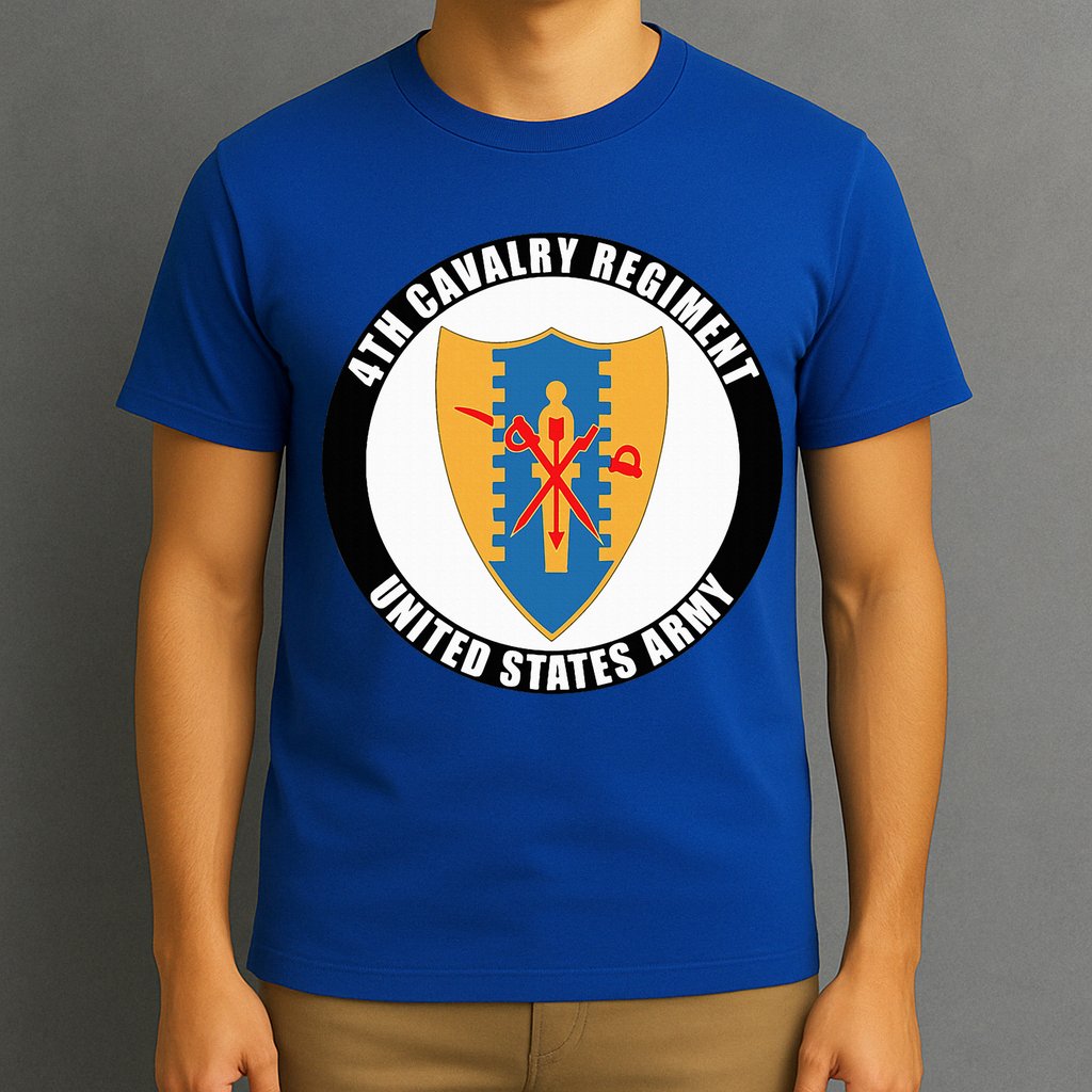 4th Cavalry Regiment United States Army Veteran Military T-Shirt