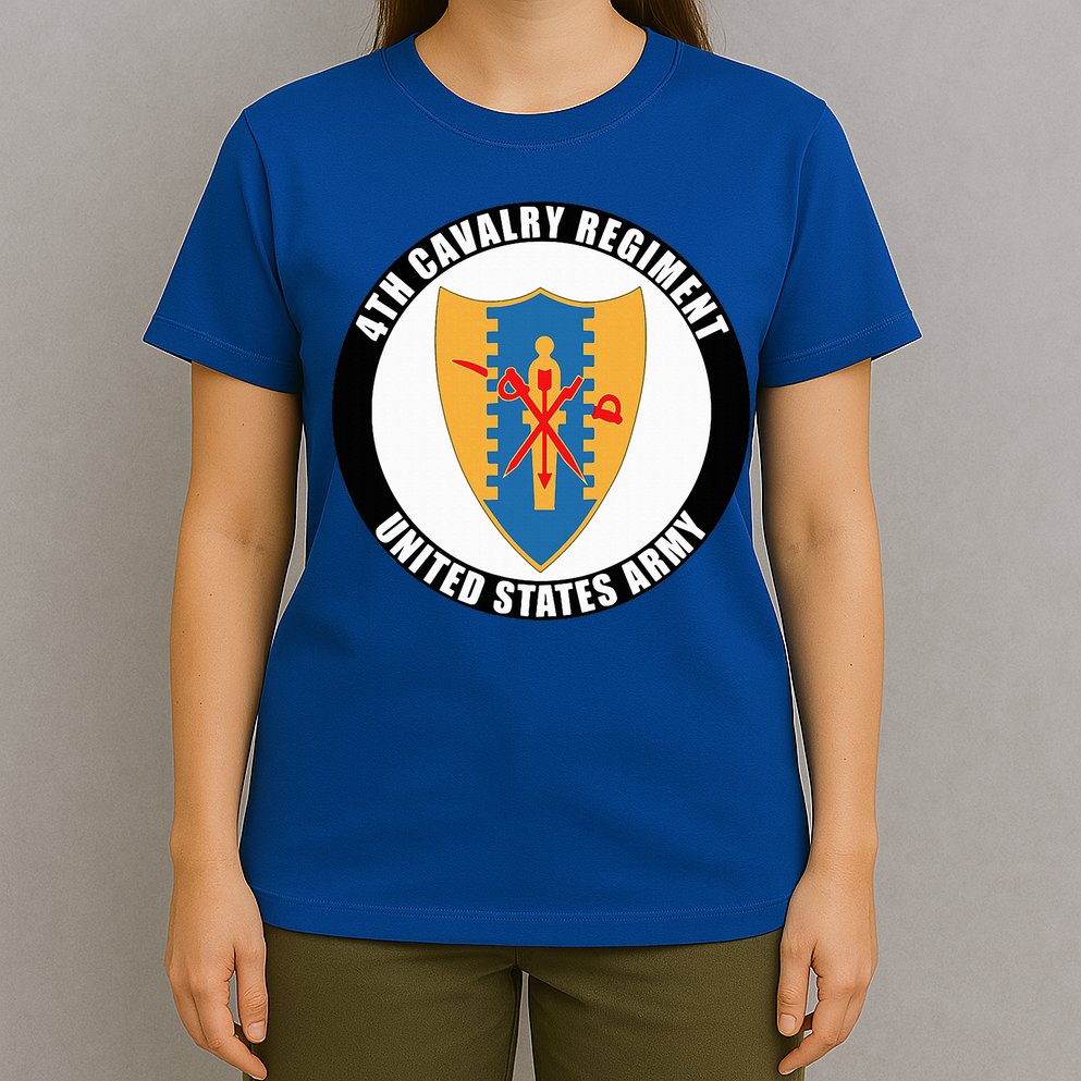 4th Cavalry Regiment United States Army Veteran Military T-Shirt