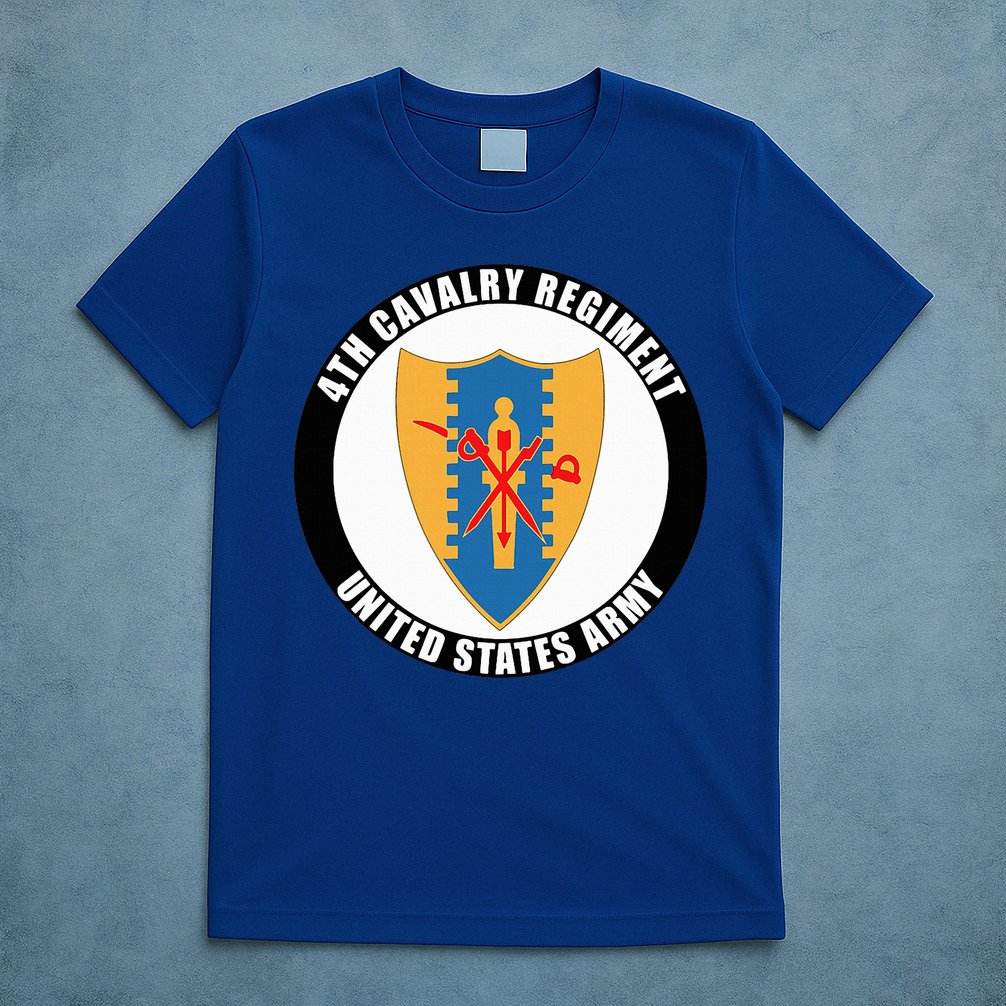 4th Cavalry Regiment United States Army Veteran Military T-Shirt