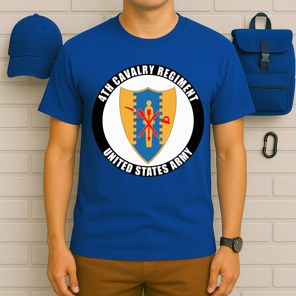 4th Cavalry Regiment United States Army Veteran Military T-Shirt