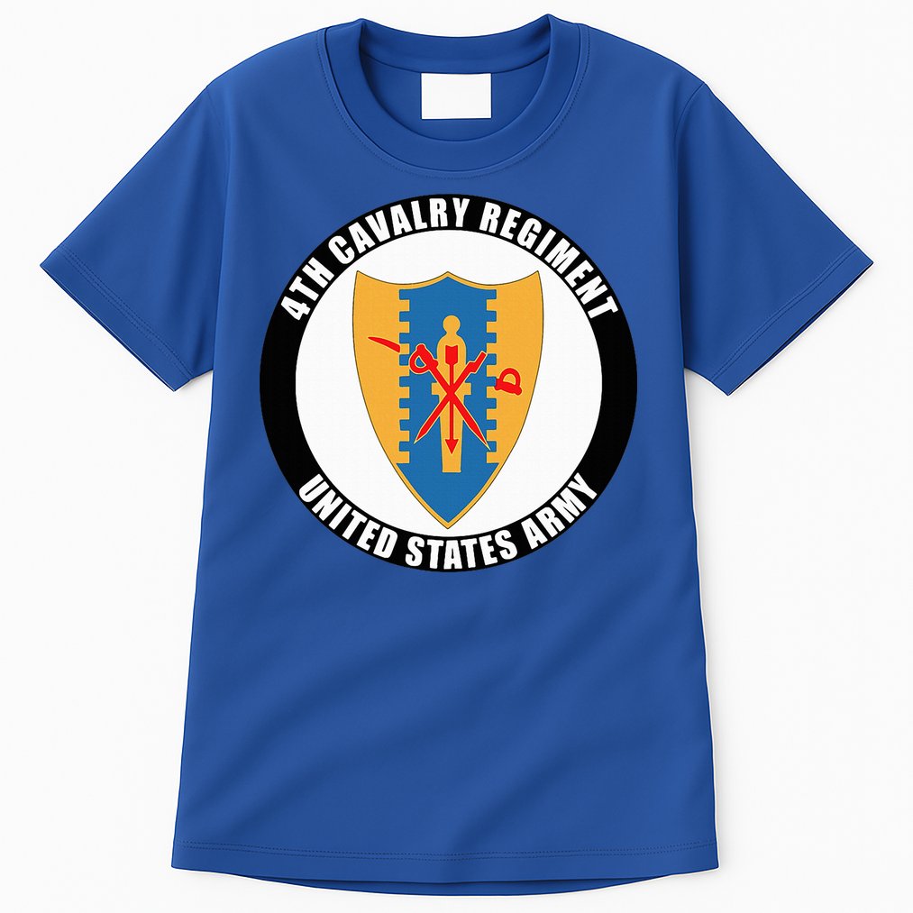 4th Cavalry Regiment United States Army Veteran Military Tall T-Shirt