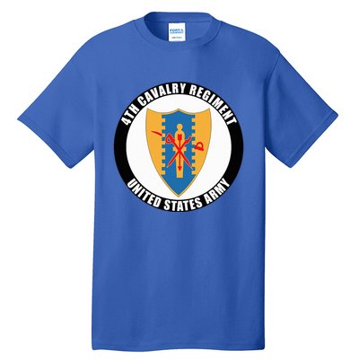 4th Cavalry Regiment United States Army Veteran Military Tall T-Shirt