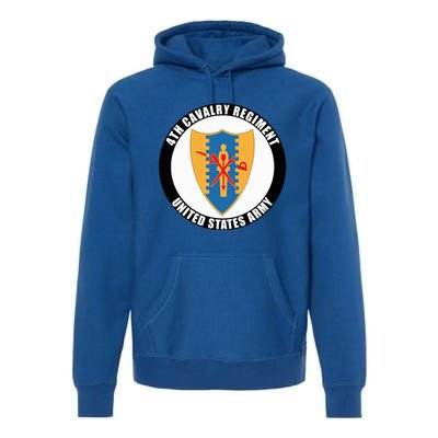 4th Cavalry Regiment United States Army Veteran Military Premium Hoodie