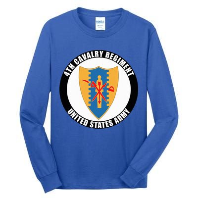 4th Cavalry Regiment United States Army Veteran Military Tall Long Sleeve T-Shirt