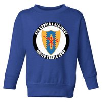 4th Cavalry Regiment United States Army Veteran Military Toddler Sweatshirt