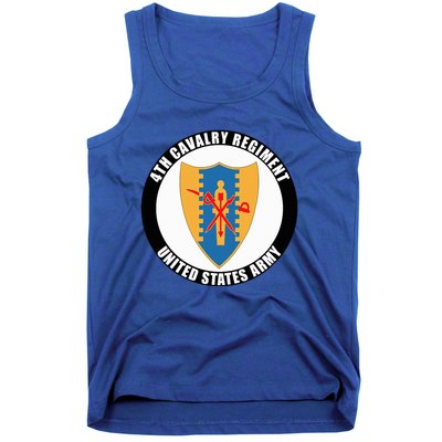 4th Cavalry Regiment United States Army Veteran Military Tank Top