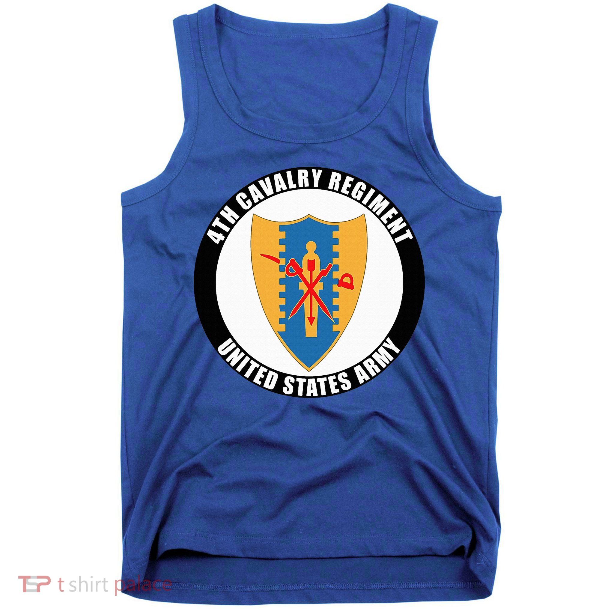 4th Cavalry Regiment United States Army Veteran Military Tank Top