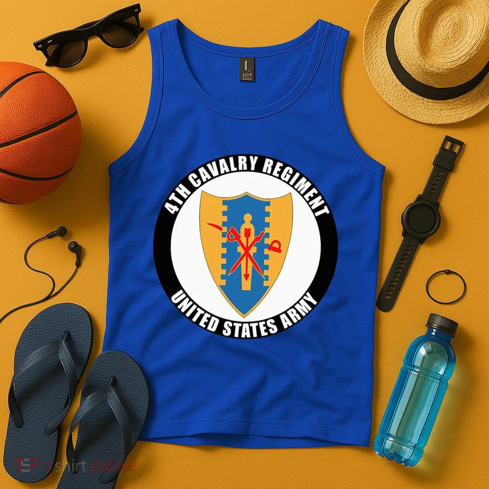 4th Cavalry Regiment United States Army Veteran Military Tank Top