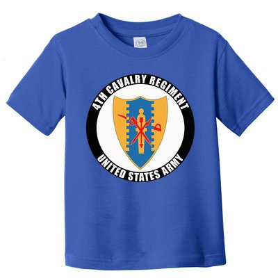 4th Cavalry Regiment United States Army Veteran Military Toddler T-Shirt