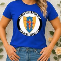 4th Cavalry Regiment United States Army Veteran Military Womens T-Shirt