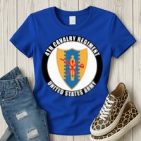 4th Cavalry Regiment United States Army Veteran Military Womens T-Shirt