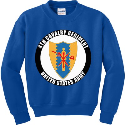 4th Cavalry Regiment United States Army Veteran Military Kids Sweatshirt