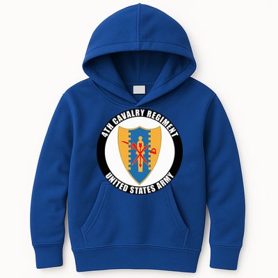 4th Cavalry Regiment United States Army Veteran Military Kids Hoodie