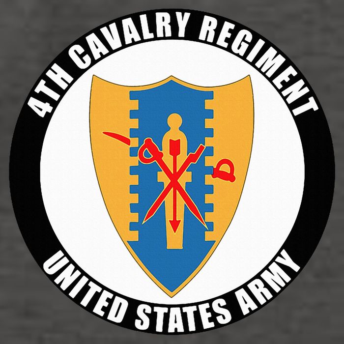 4th Cavalry Regiment United States Army Veteran Military Vector Backpack