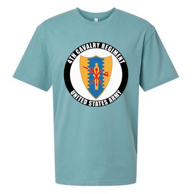 4th Cavalry Regiment United States Army Veteran Military Sueded Cloud Jersey T-Shirt