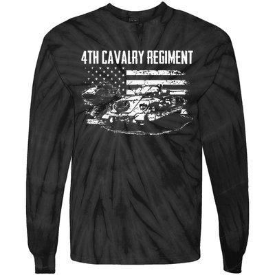 4th Cavalry Regiment Tie-Dye Long Sleeve Shirt