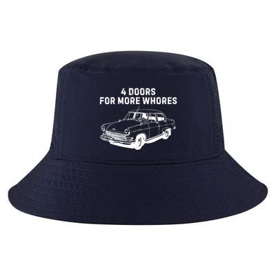 4 Doors For More Whores Funny Muscle Car Cool Comfort Performance Bucket Hat