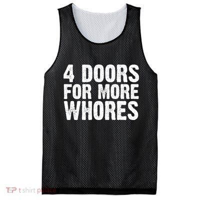4 Doors For More Whores Mesh Reversible Basketball Jersey Tank