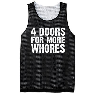 4 Doors For More Whores Mesh Reversible Basketball Jersey Tank