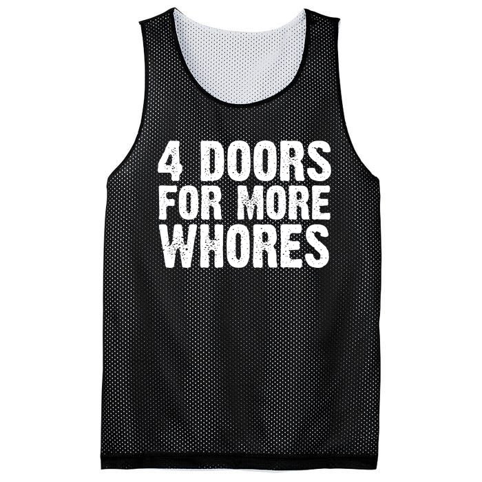 4 Doors For More Whores Mesh Reversible Basketball Jersey Tank