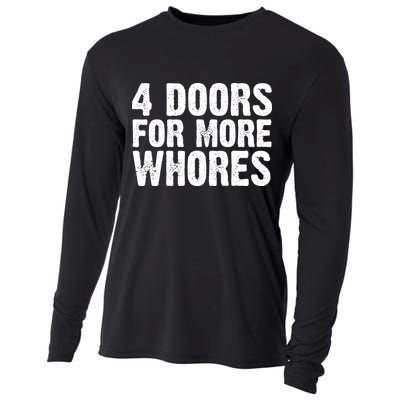 4 Doors For More Whores Cooling Performance Long Sleeve Crew