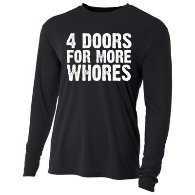 4 Doors For More Whores Cooling Performance Long Sleeve Crew