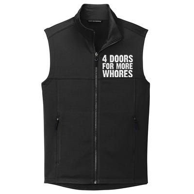 4 Doors For More Whores Collective Smooth Fleece Vest