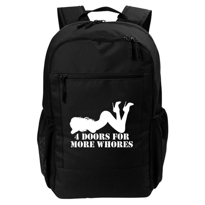 4 Doors For More Whores Funny Stripper Backpack