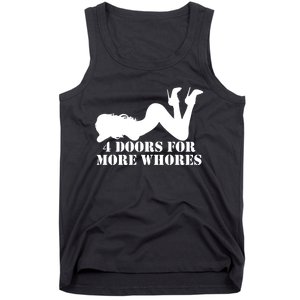 4 Doors For More Whores Funny Stripper Tank Top