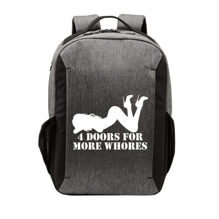 4 Doors For More Whores Funny Stripper Vector Backpack