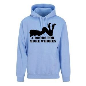 4 Doors For More Whores Funny Stripper Unisex Surf Hoodie