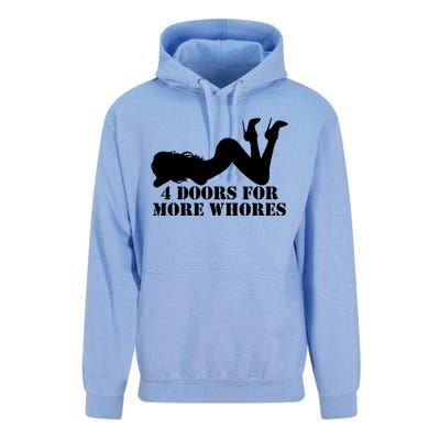 4 Doors For More Whores Funny Stripper Unisex Surf Hoodie