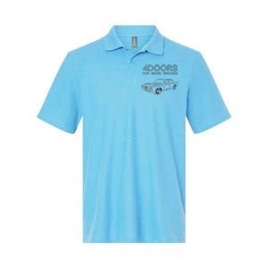 4 Doors For More Whores Funny Muscle Car Softstyle Adult Sport Polo