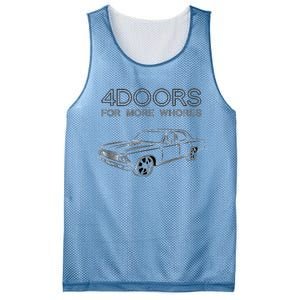 4 Doors For More Whores Funny Muscle Car Mesh Reversible Basketball Jersey Tank