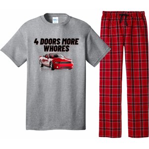 4 Doors More Whores Funny Car Pajama Set