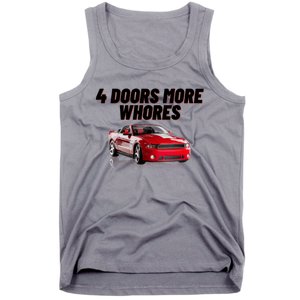 4 Doors More Whores Funny Car Tank Top