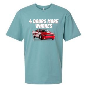 4 Doors More Whores Funny Car Sueded Cloud Jersey T-Shirt