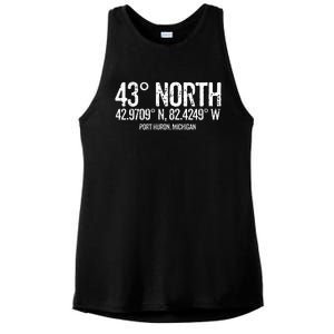 43 Degrees North Port Huron Ladies PosiCharge Tri-Blend Wicking Tank