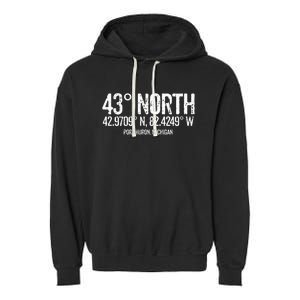 43 Degrees North Port Huron Garment-Dyed Fleece Hoodie