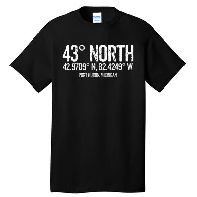 43 Degrees North Port Huron Tall T-Shirt