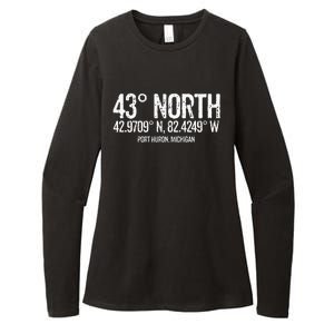 43 Degrees North Port Huron Womens CVC Long Sleeve Shirt