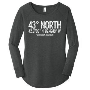 43 Degrees North Port Huron Women's Perfect Tri Tunic Long Sleeve Shirt