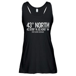 43 Degrees North Port Huron Ladies Essential Flowy Tank