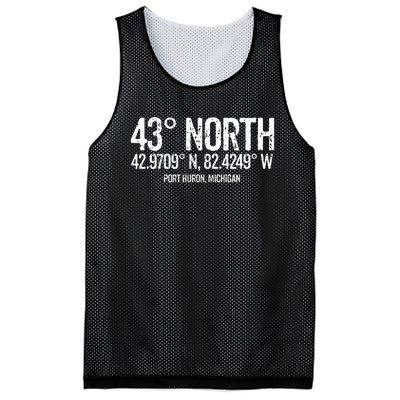 43 Degrees North Port Huron Mesh Reversible Basketball Jersey Tank