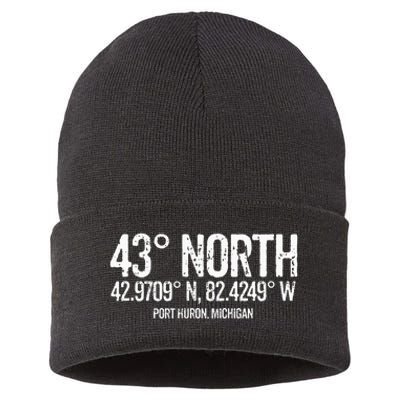 43 Degrees North Port Huron Sustainable Knit Beanie